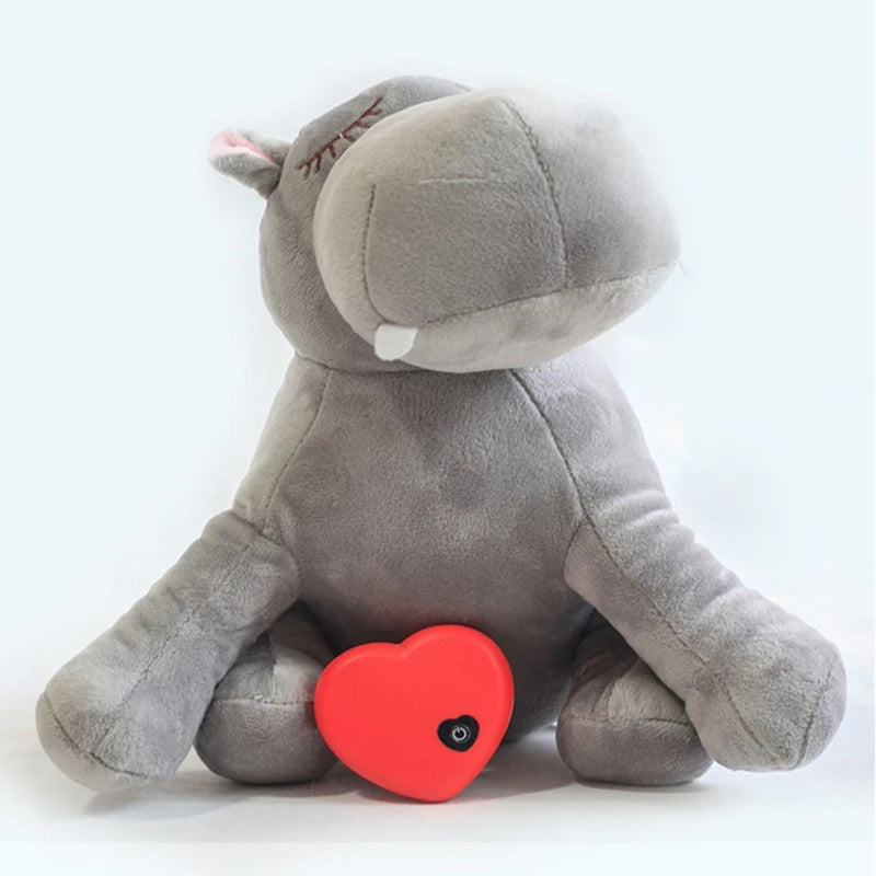 Cute Heartbeat Puppy Training Toy Plush Snuggle Sleep Aid