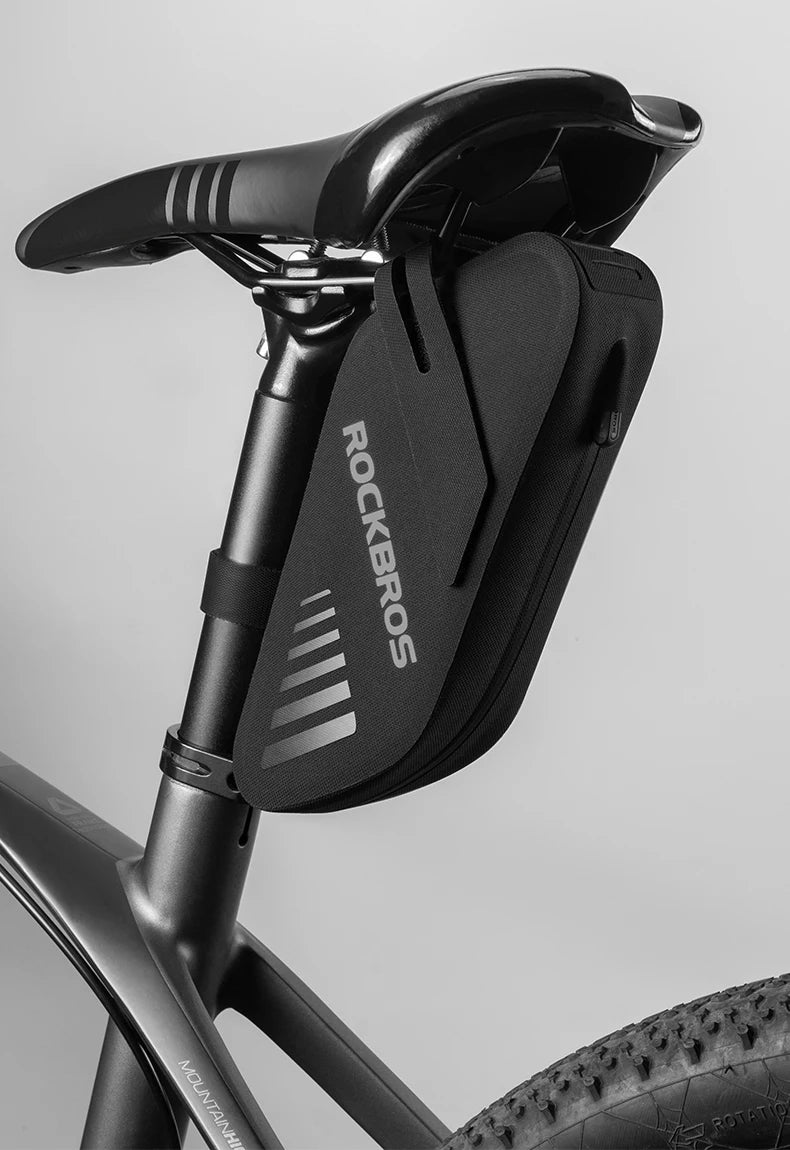 ROCKBROS Reflective Waterproof Saddle Bag For Bicycle Rear Seatpost Pannier