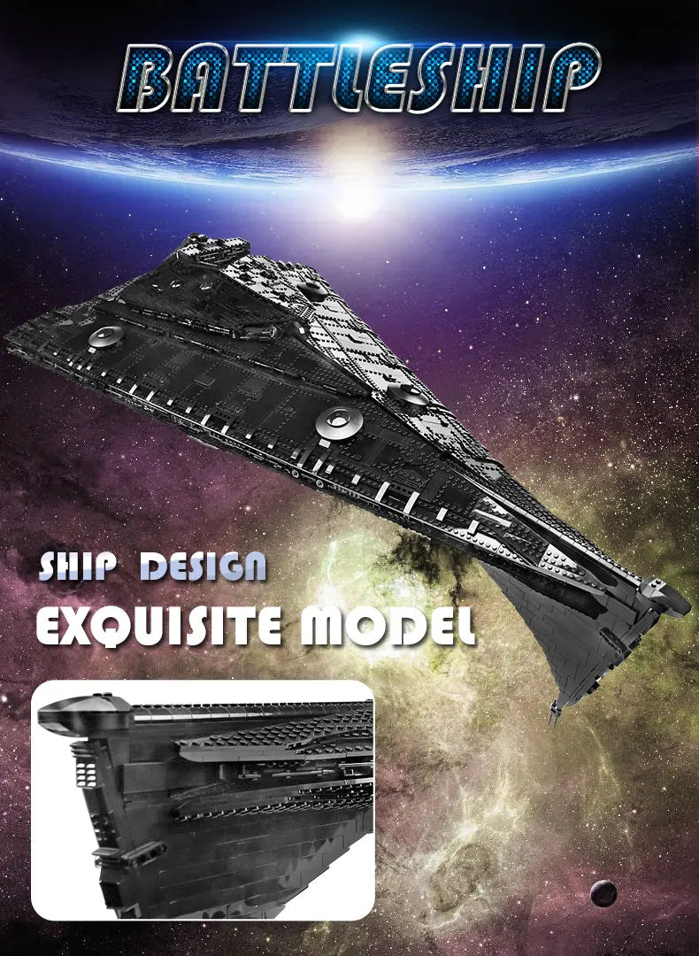 Mould King 21004 Super Star Destroyer Eclipse Class Imperial Building Block Set