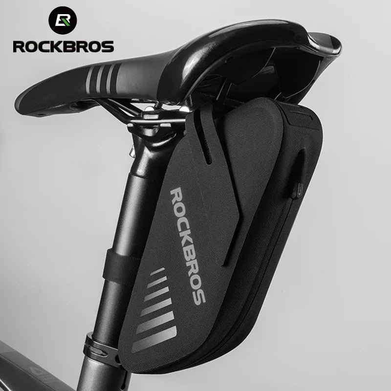 ROCKBROS Reflective Waterproof Saddle Bag For Bicycle Rear Seatpost Pannier