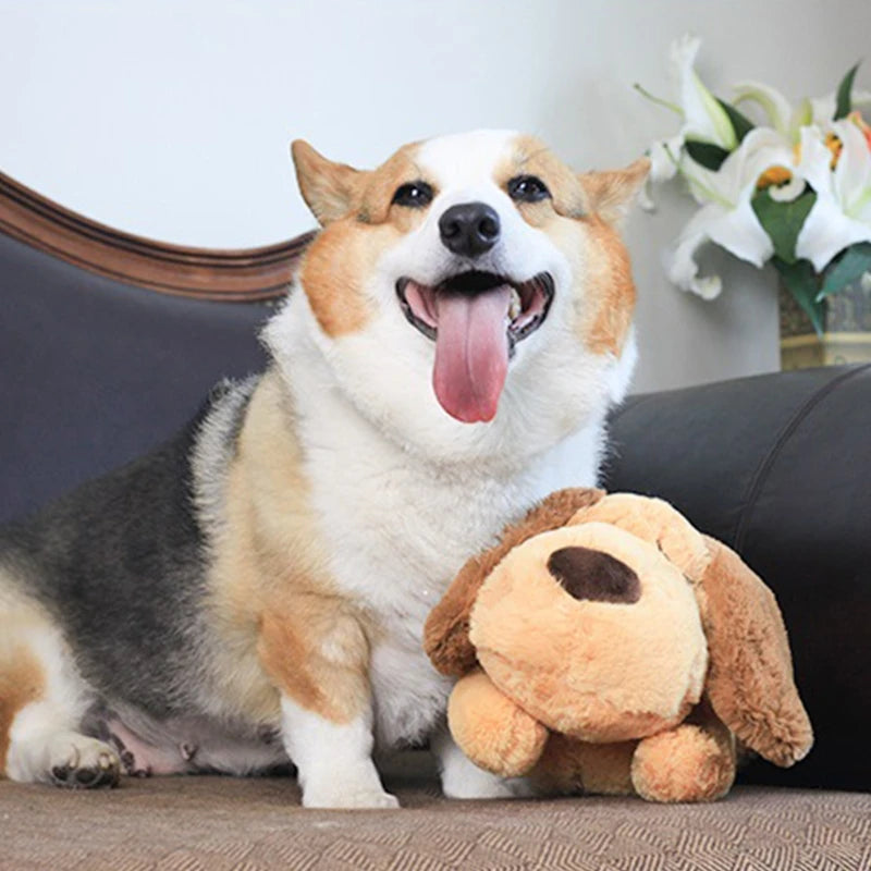 Cute Heartbeat Puppy Training Toy Plush Snuggle Sleep Aid