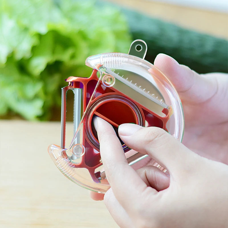 ThreeInOne Kitchen Peeler Grater Carrot Cutter Fruit Tool