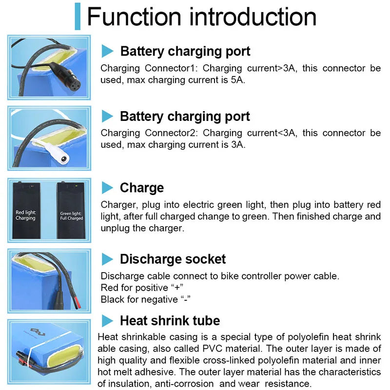 48V Ebike Battery Pack 40Ah for Electric Bicycle Escooter