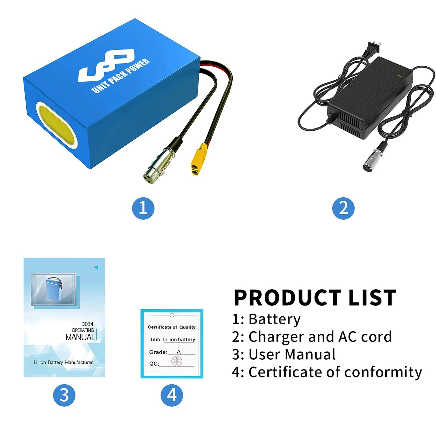 48V Ebike Battery Pack 40Ah for Electric Bicycle Escooter