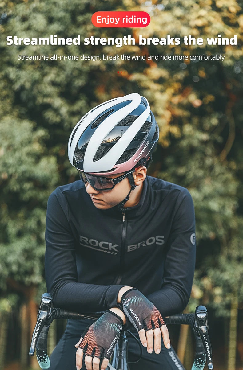 Rockbros Ultralight Bicycle Helmet For Road Bike MTB Scooter And Motorcycle