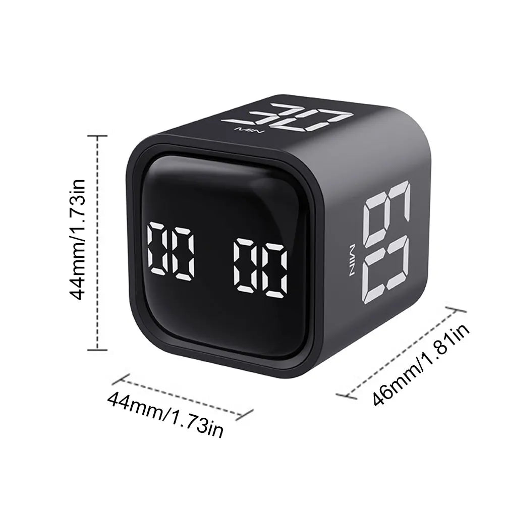 Productivity Cube Timer 5 10 30 60 Minute Digital Countdown
