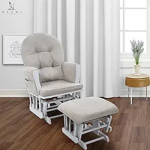 Brisbane Nursery Glider Ottoman Set With Recliner Rocking Chair