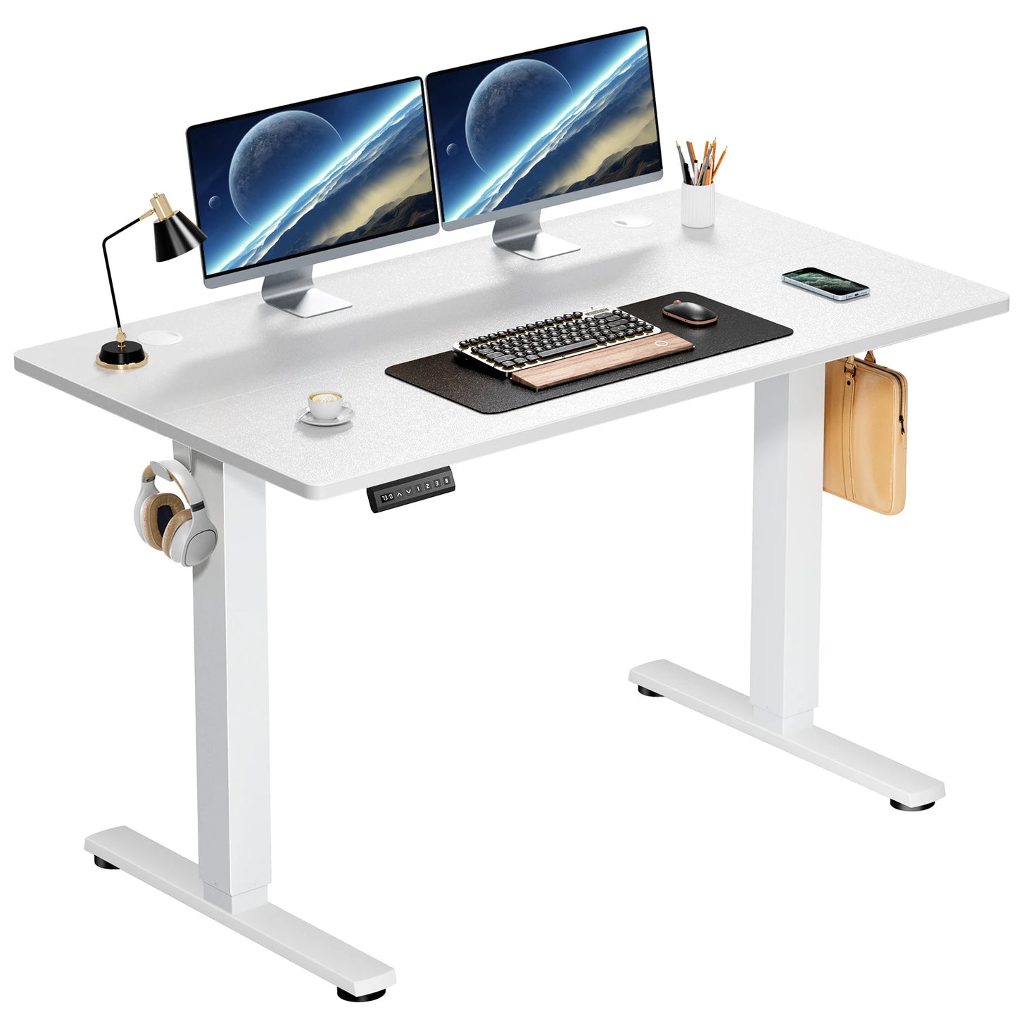 JHK Electric Standing Desk 40x24 Inch Height Adjustable