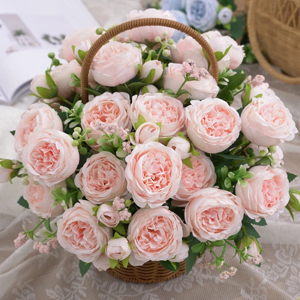 Artificial Rose And Peony Flowers Set One To Three Pcs High Quality Wedding Arch