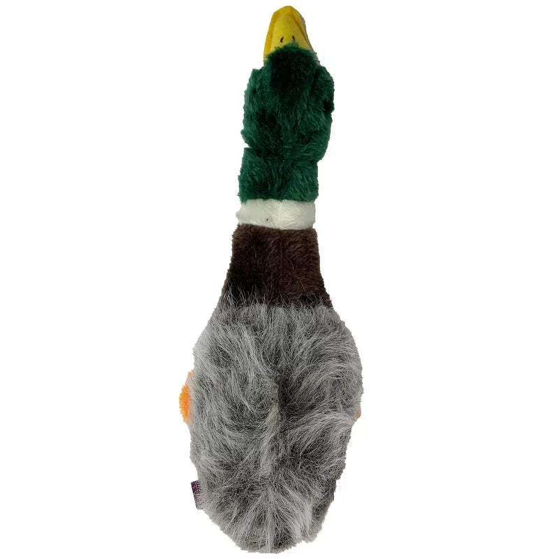 16 Inch Mallard Duck Dog Toy Plush Squeaky Chew Fun