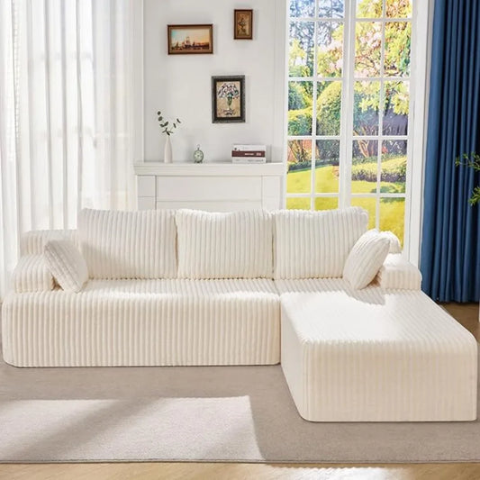 Modular Sectional Sofa L Shaped Memory Foam Living Room