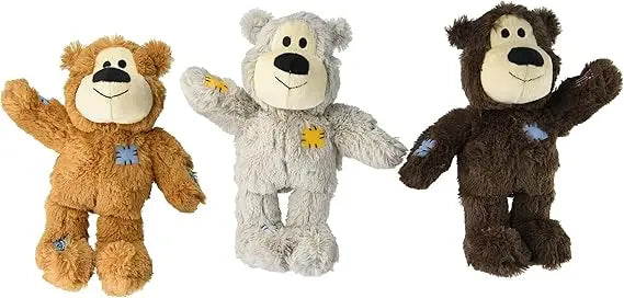 Kong Wild Knot Bear Dog Toy Pack For Medium And Large Breeds 3 Pack