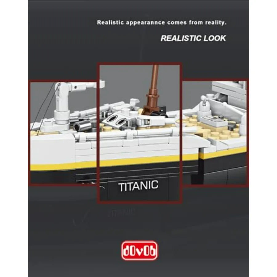Titanic Model Building Blocks Set 2022 Pieces Compatible With Major Brands