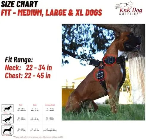 Heavy Duty Dog Harness For Pitbulls By YTYIN Durable Comfort