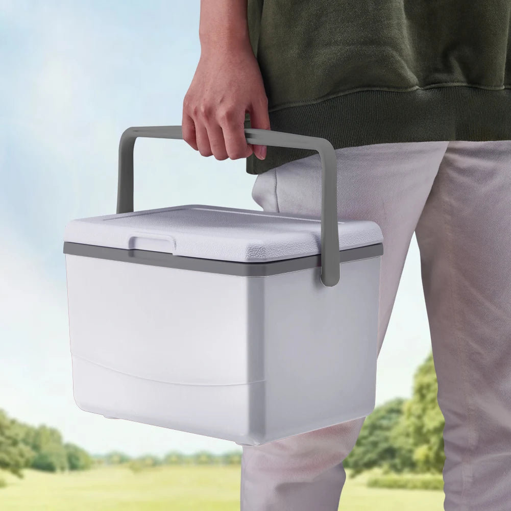 5L Insulated Portable Cooler With Handle Car Refrigerator For Camping Tailgating