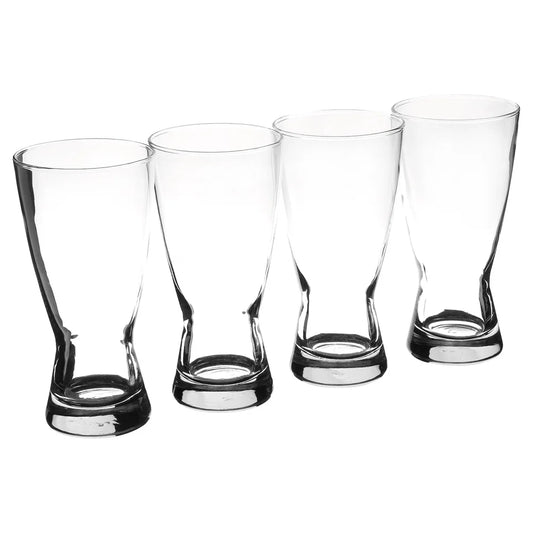 12 Piece Barware Glass Set Pilsner Glasses Dishwasher Safe