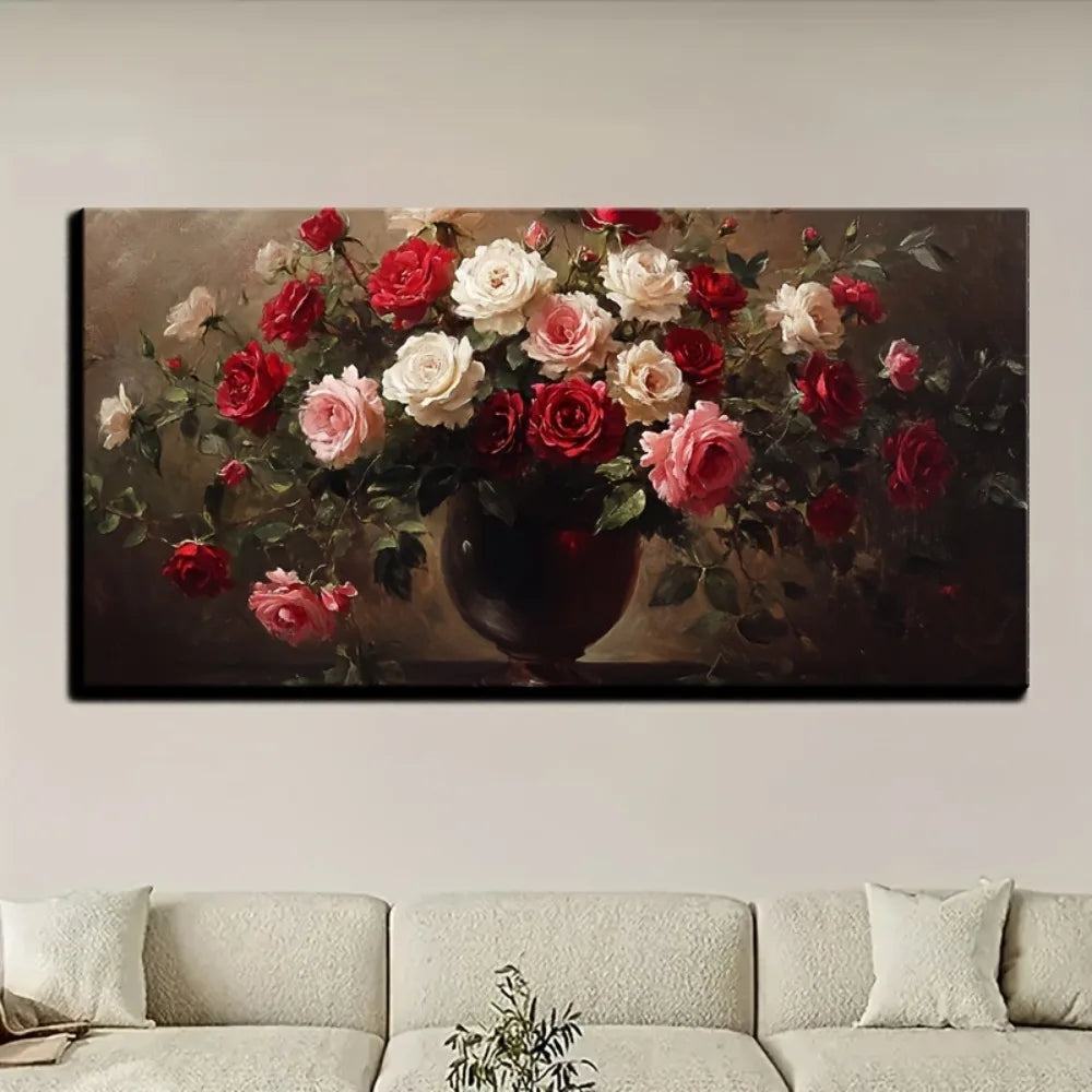Natural Landscape Painting With 1.5 Inch Pine Frame Victorian Wall Art