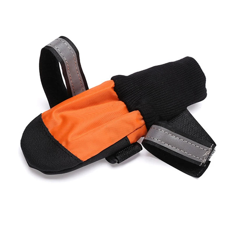 Waterproof Anti Slip Snow Boots For Large Dogs Camouflage Reflective