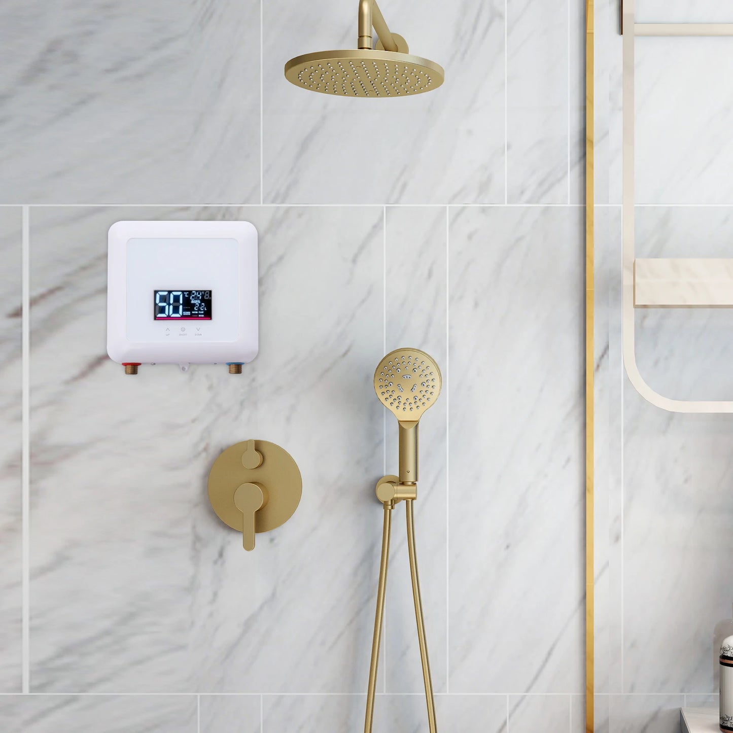 Tankless Electric Water Heater 5500W 110V On Demand