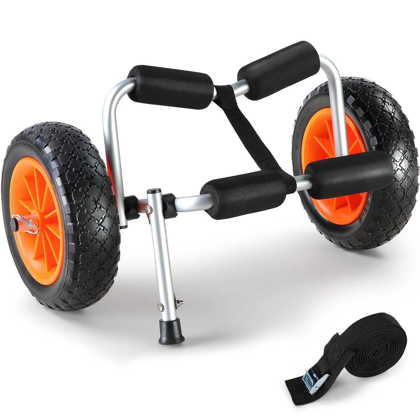 SucceBuy Kayak Cart 250 Lbs Foldable Trolley 10 Inch Tires