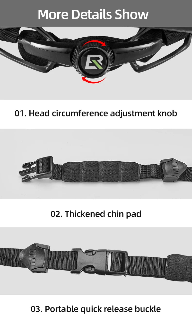 RockBros Bike Helmet EPS Integrally Molded Lightweight Breathable Safety Helmet