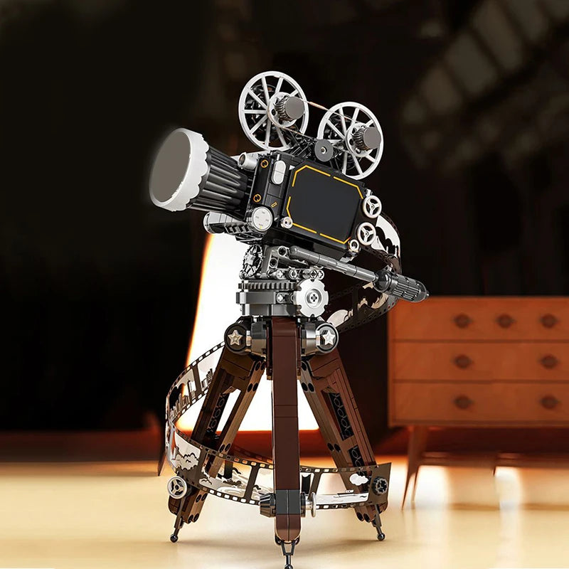 Classic Retro Camera 100th Anniversary Building Blocks Model 655 Pieces Gift