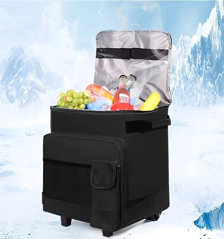 Insulated Outdoor Picnic Box Large Capacity Cooler for Camping and Takeaway