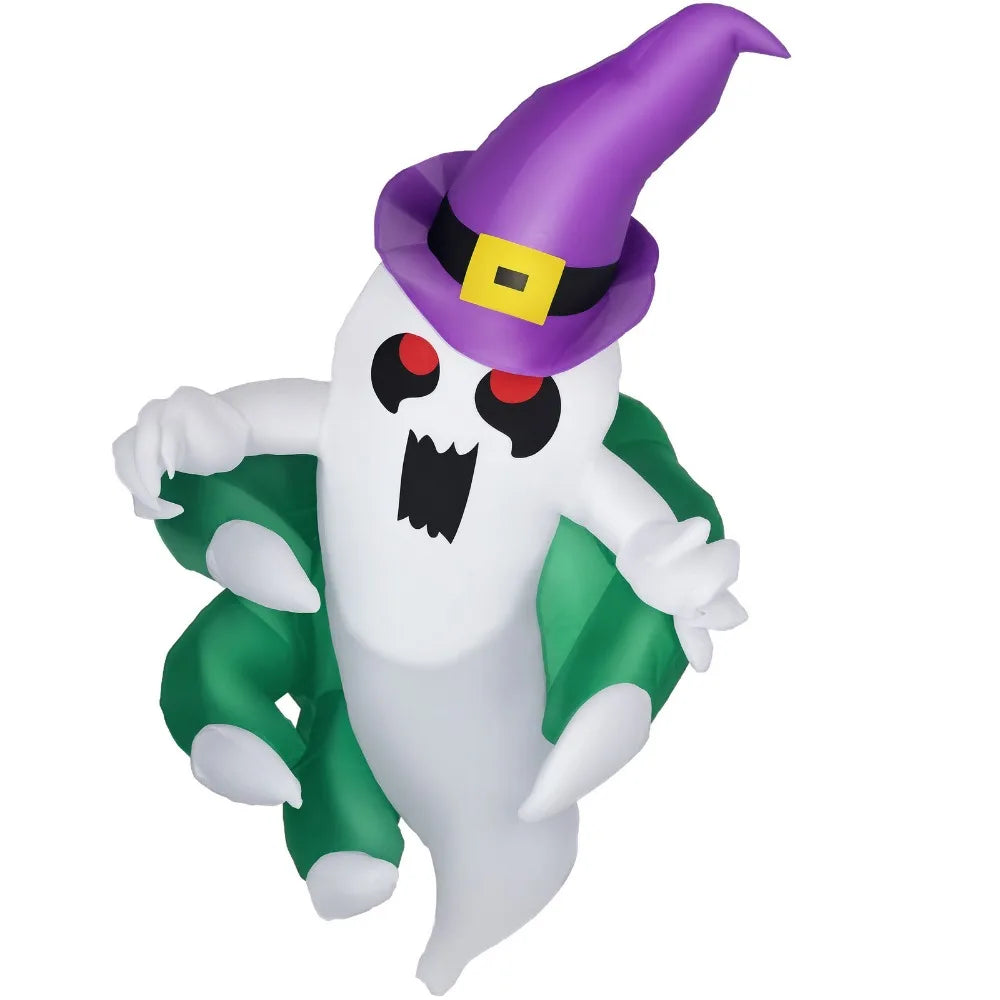3.9ft Inflatable Halloween Window Sticker Ghost Display