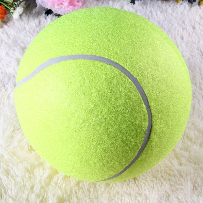 Giant Inflatable Tennis Ball for Dog Chew Toy Outdoor Play