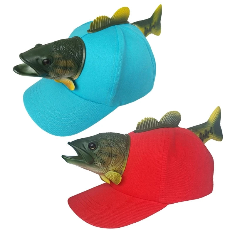 Novelty Fish Baseball Hat For Birthday Party Unisex One Size Holiday Headwear