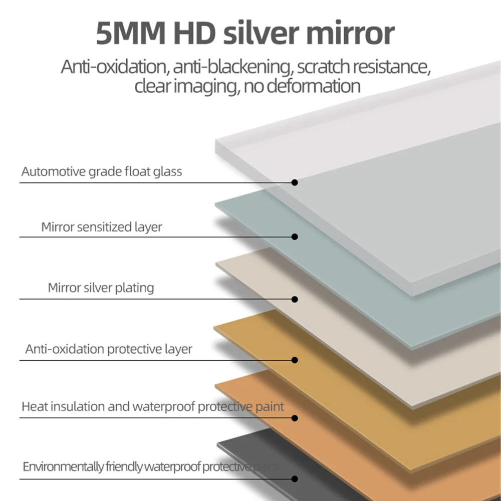 48 By 32 Inch LED Bathroom Mirror Anti Fog Vanity Wall Mount