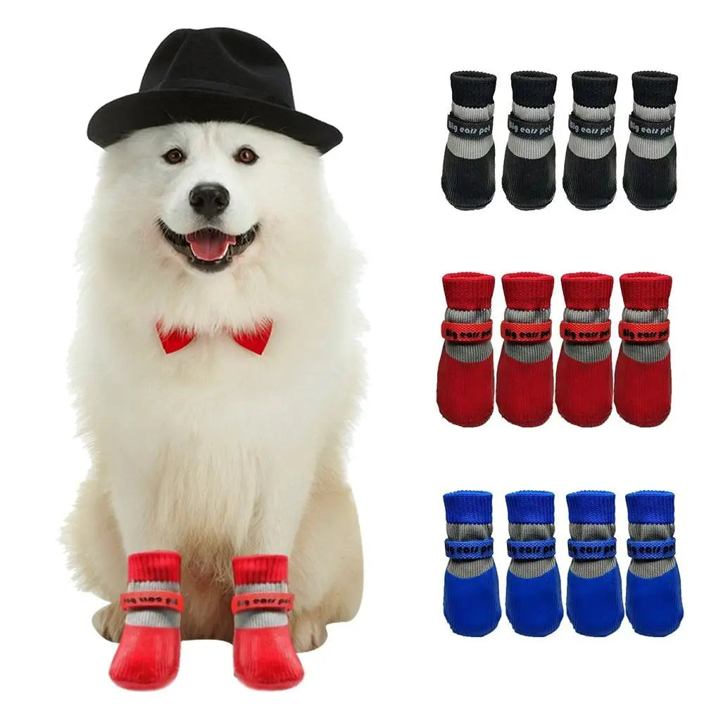 Waterproof Winter Dog Shoes Warm Soft Sole Anti Slip Paw Protectors Chihuahua