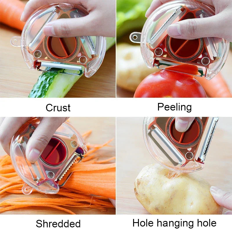 ThreeInOne Kitchen Peeler Grater Carrot Cutter Fruit Tool