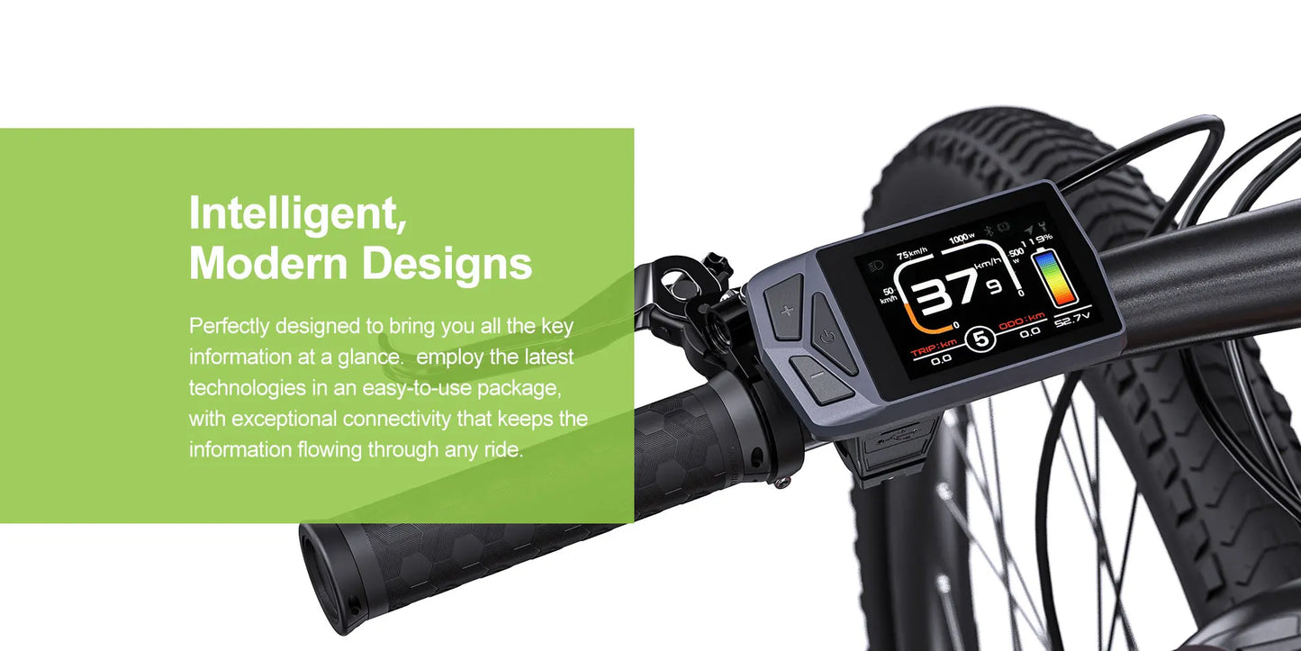 EKD01 Bluetooth Navigation Display 8 Languages For Ebike