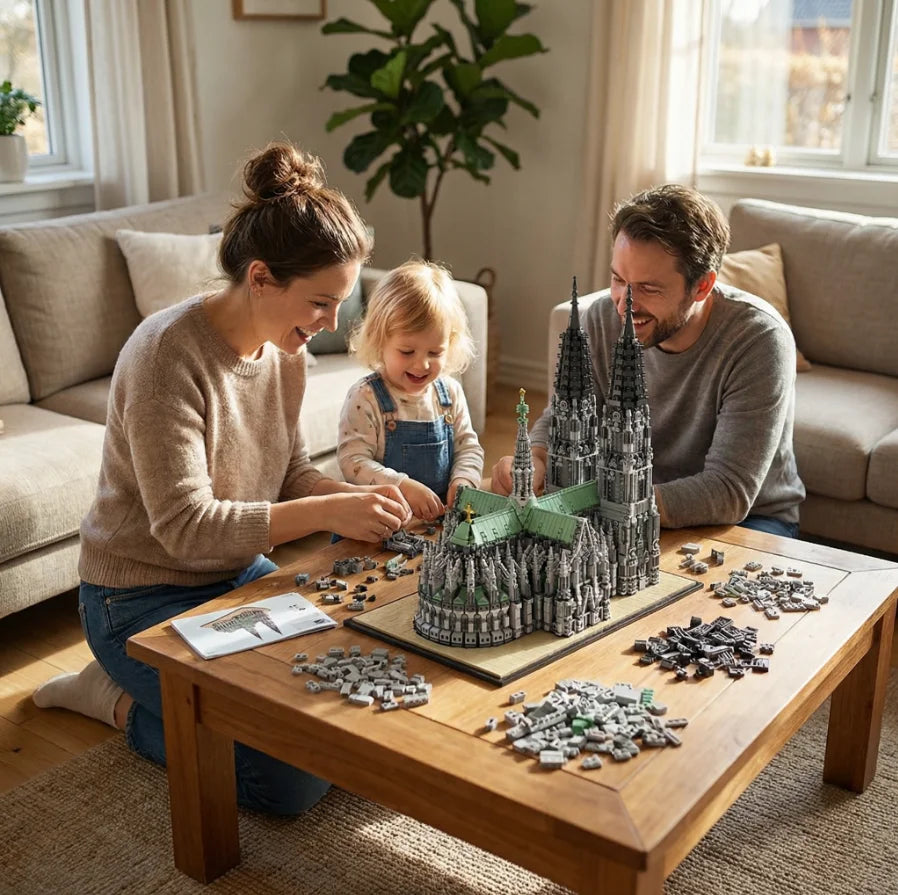 Cologne Cathedral Building Blocks Gothic Church Architecture Kit For Adults