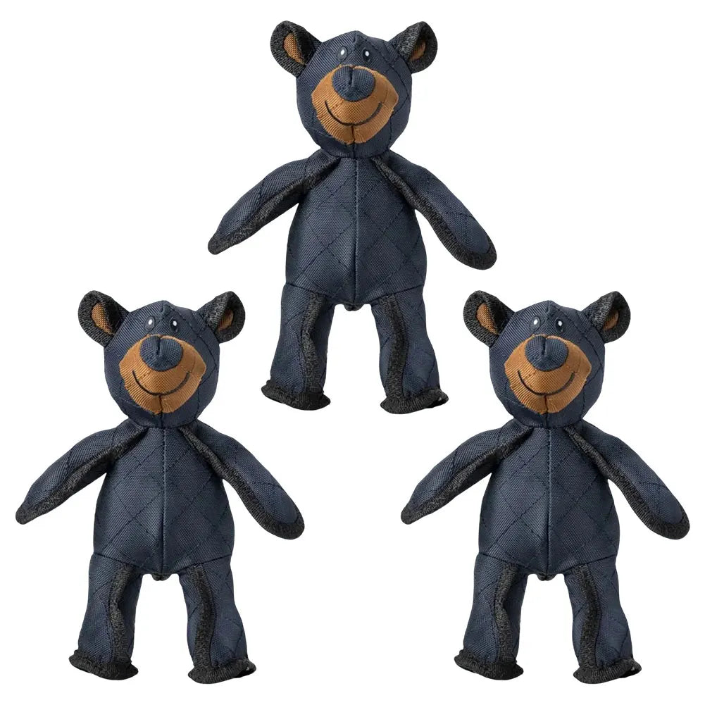 Mighty Bear Plush Interactive Dog Toy for Teeth Grinding Cleaning and Anti Bite Play