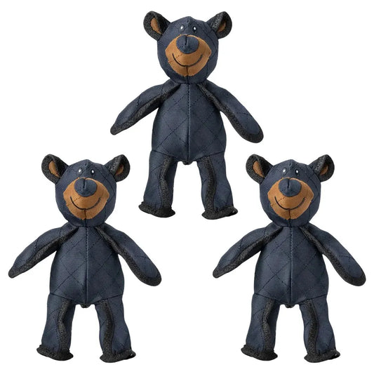 Mighty Bear Plush Interactive Dog Toy for Teeth Grinding Cleaning and Anti Bite Play