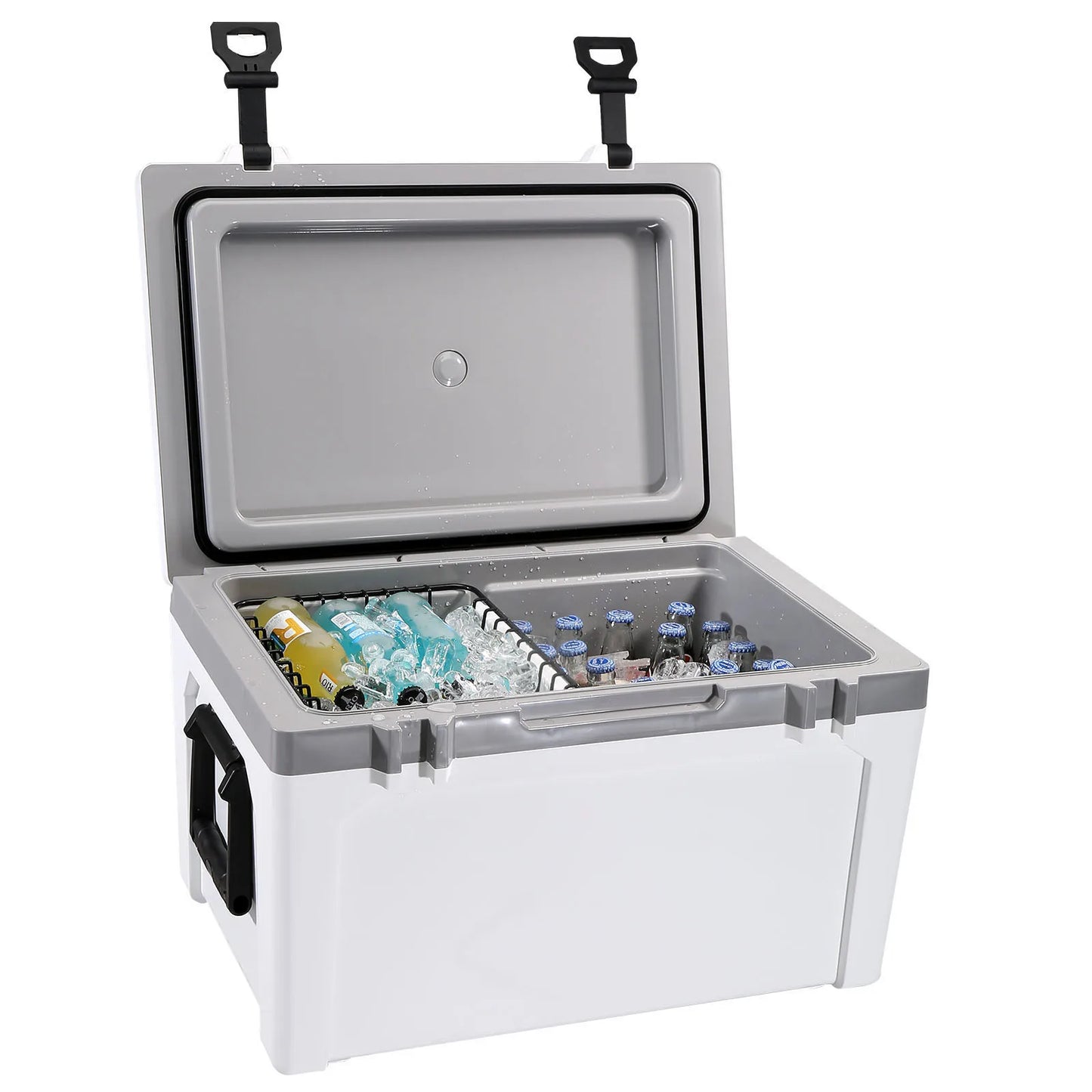 SucceBuy 52 Qt Insulated Portable Cooler Holds 50 Cans Ice Retention Hard Cooler