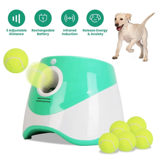 Automatic Dog Ball Launcher And 3 Adjustable Distances