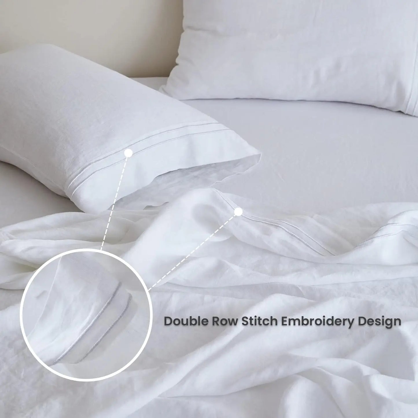 Simple Opulence French Flax Linen Sheet Set 3 To 4 Piece