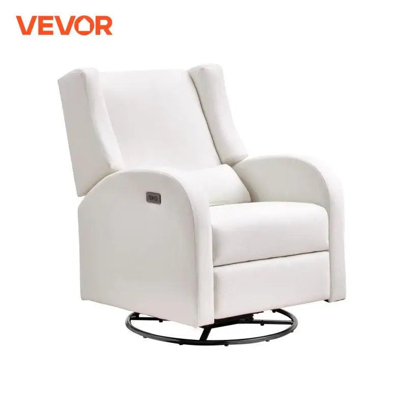 SucceBuy Electronic Power Recliner With USB Port Swivel Glider 250 Lb