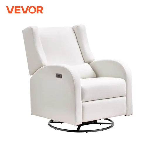 SucceBuy Electronic Power Recliner With USB Port Swivel Glider 250 Lb