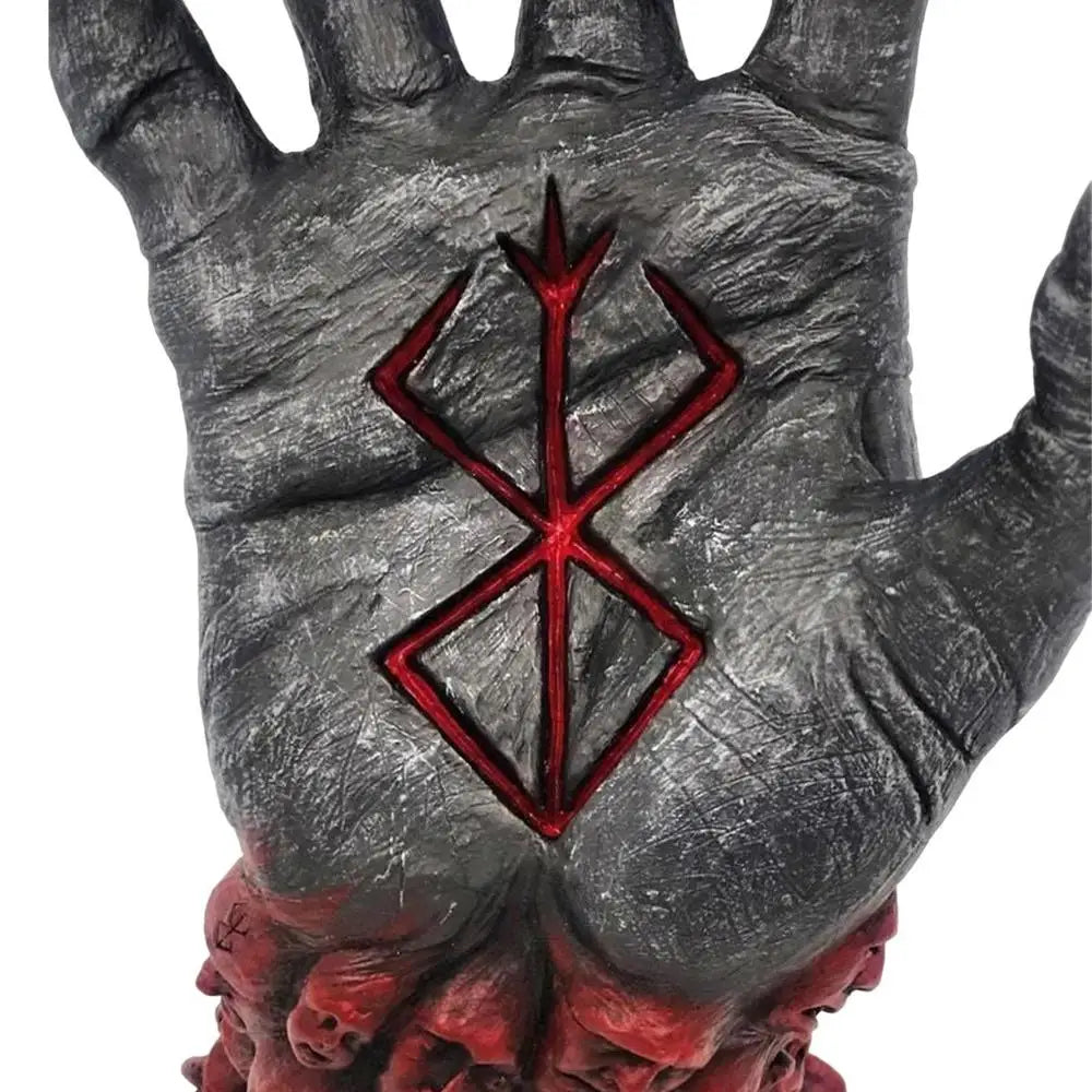 Berserk Figure Hand of God Statue Anime Handcraft Resin Ornament Halloween Skeleton Figurine Craft Desk Decoration Scary Props