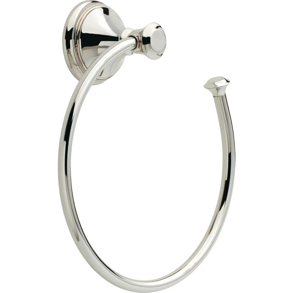 Bathroom Style Polished Nickel Towel Ring For Modern Baths