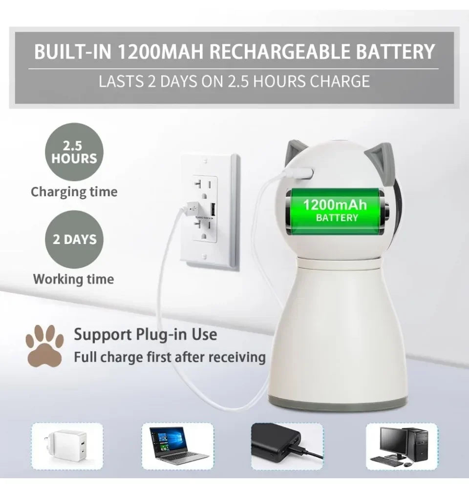 4th Gen Random Trajectory Cat Laser Toy Motion Activated