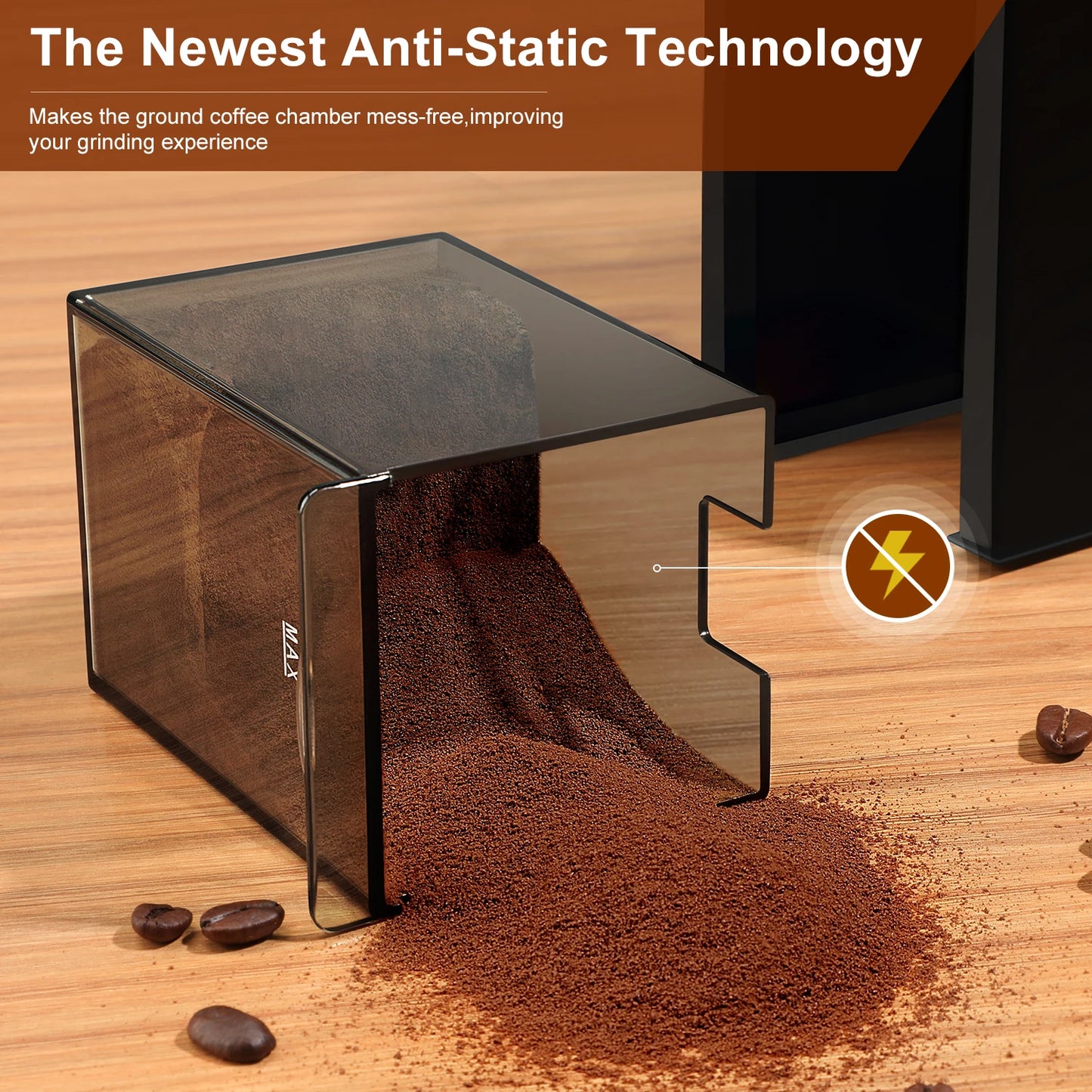 Electric Burr Mill Coffee Grinder Automatic Coffee Bean Grinding with 28 Grind Settings for Espresso French Press Drip 2 to 12 Cup