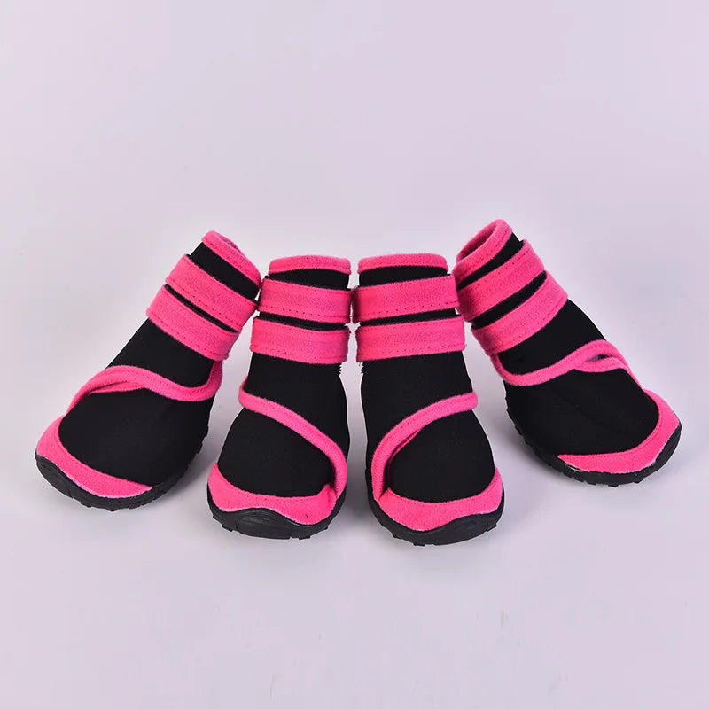Waterproof Dog Shoes Anti Slip Winter Warm Snow Boots For Large Dogs Outdoor