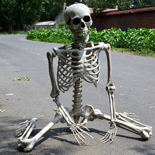 Life Size Haunted Skull Prop Hanging Decor For Halloween