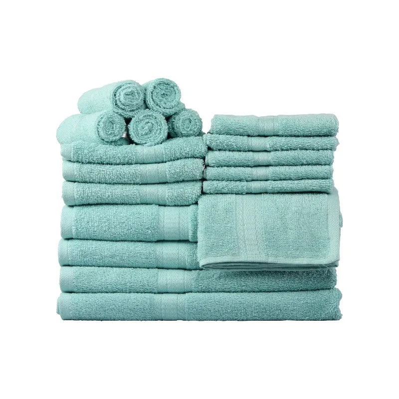 Comfy Cottage 18 Piece Cotton Towel Set Bath Towels