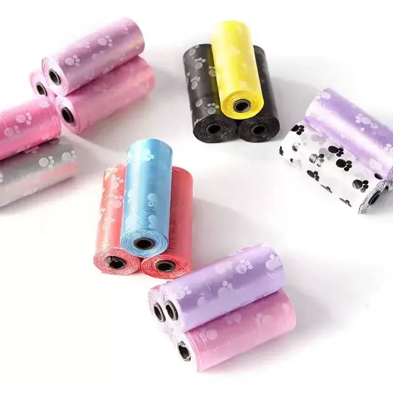 20 Rolls Dog Poop Bags Refill Pack 15 Bags Per Roll Outdoor Pet Supplies